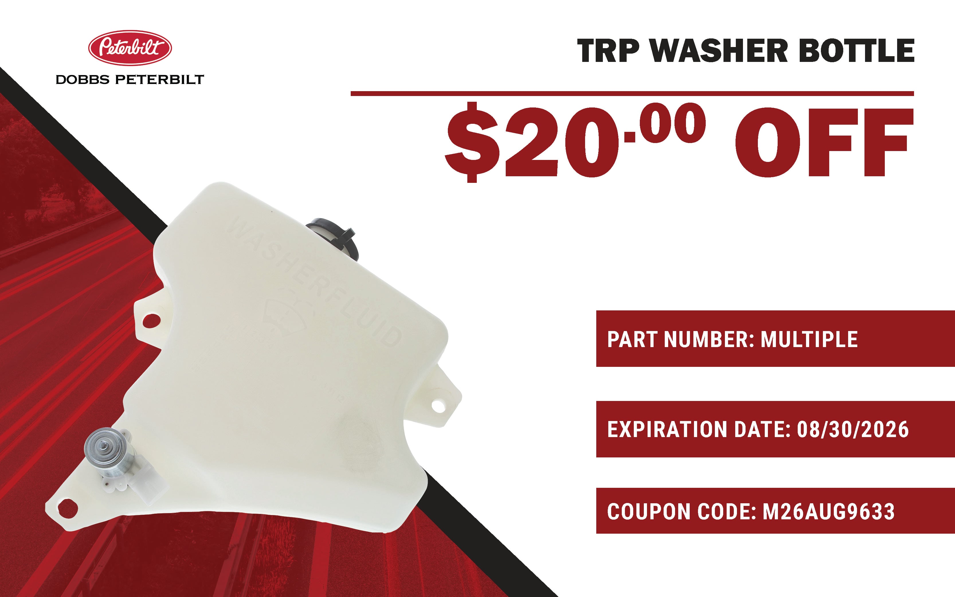 trp washer bottle